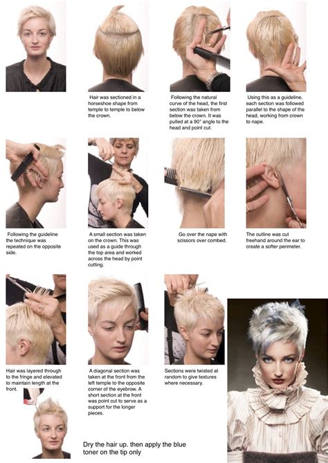 Be sure to only wet the sections of the hair that you want cut with shears. . How to layer short hair yourself